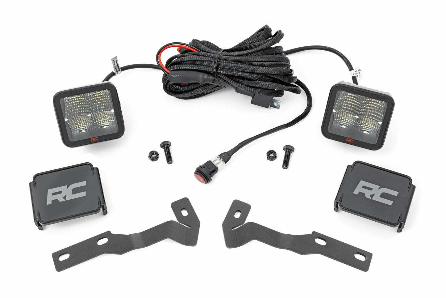 Fits Toyota Tacoma (16-23) LED Light Kit Ditch Mount 2" Spectrum Pair Spot 81080