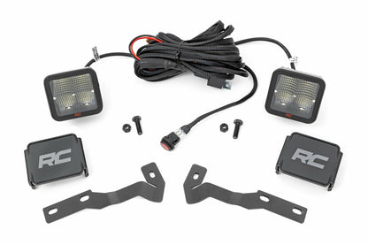 Fits Toyota Tacoma (16-23) LED Light Kit Ditch Mount 2" Spectrum Pair Spot 81080