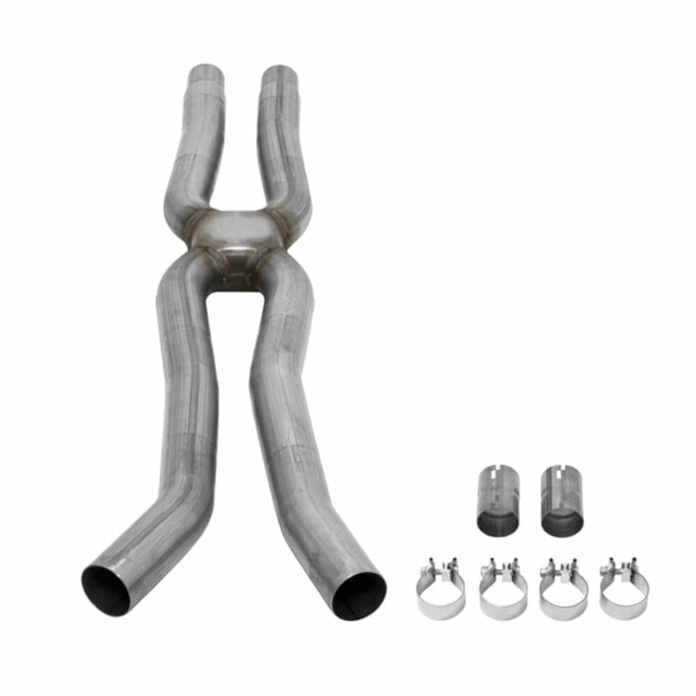 Fits 2015-2017 Ford Mustang; Flowmaster Scavenger Series X-Pipe Kit - 81109