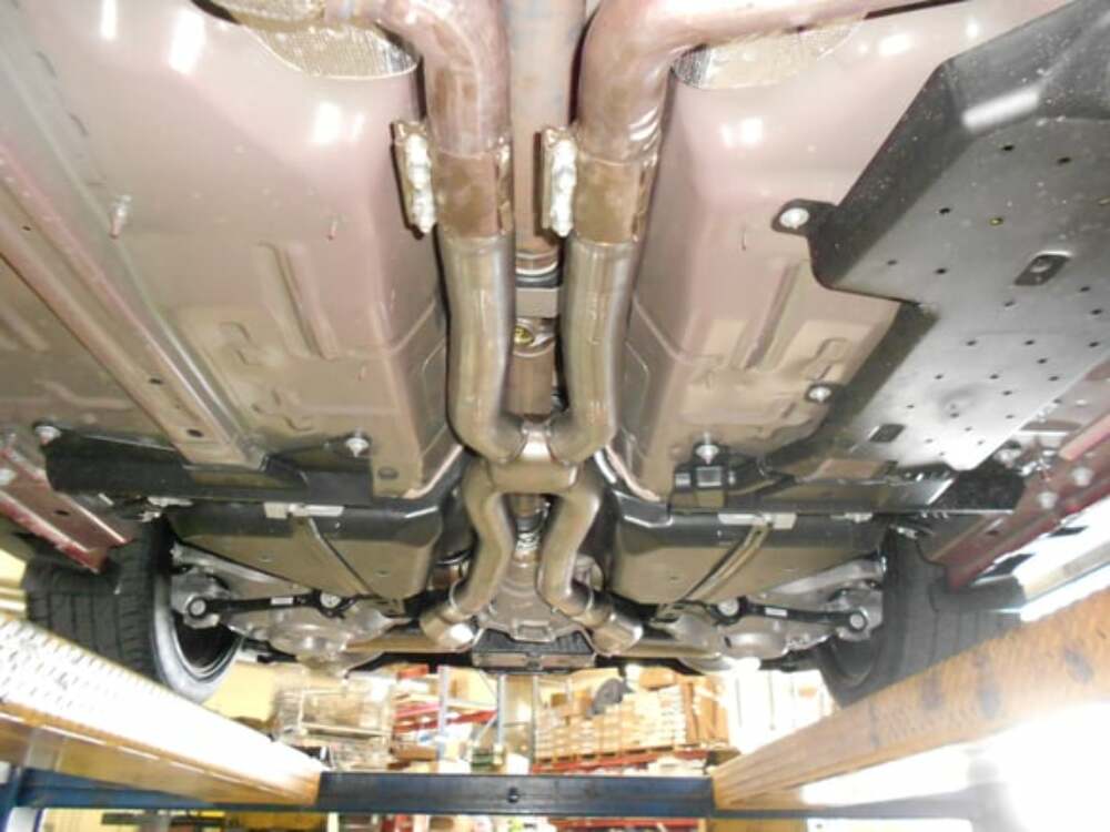 Fits 2015-2017 Ford Mustang; Flowmaster Scavenger Series X-Pipe Kit - 81109