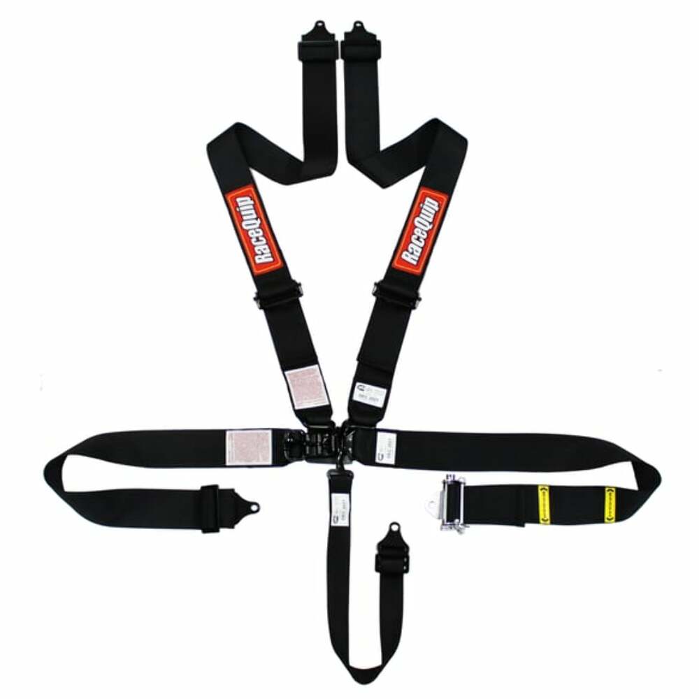 L & L 5Pt Ratchet Harness Black - 813003RQP