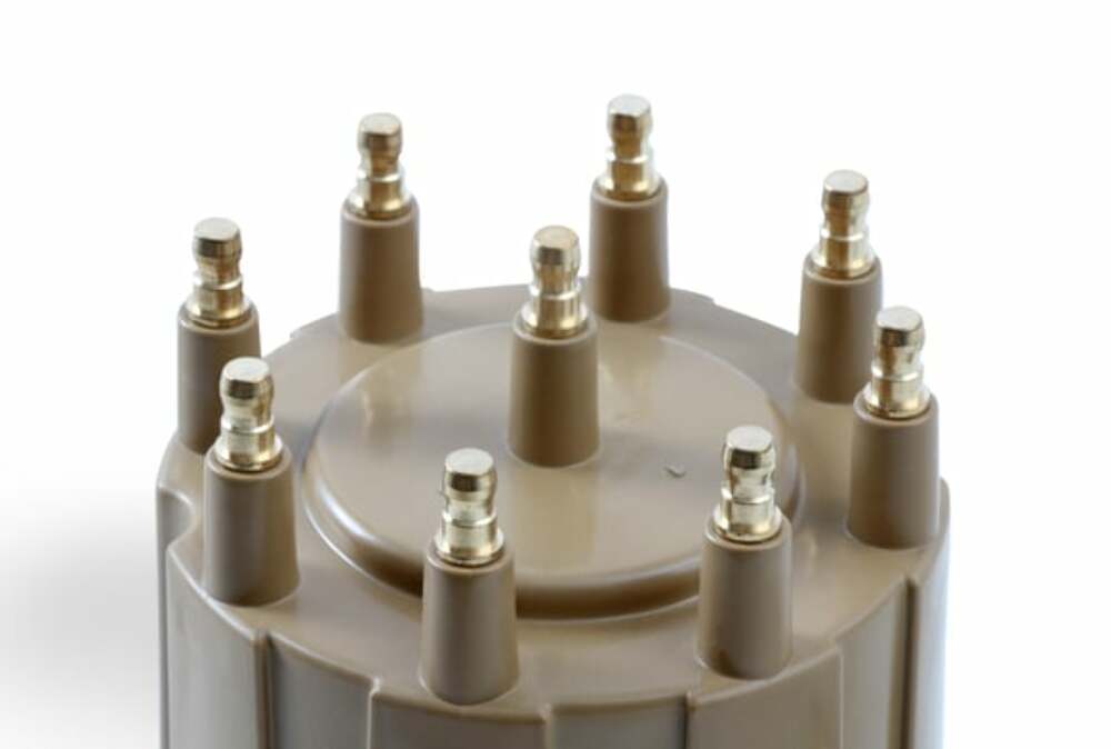 Distributor Cap & Rotor Kit - HEI Style - Tan - 8132