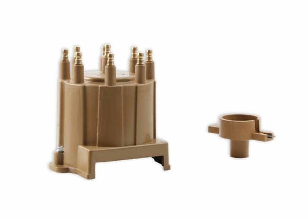 Distributor Cap & Rotor Kit - HEI Style - Tan - 8132