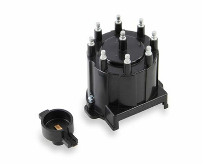 Distributor Cap & Rotor Kit - HEI Style - Black - 8139