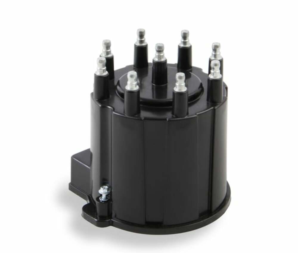 Distributor Cap & Rotor Kit - HEI Style - Black - 8139