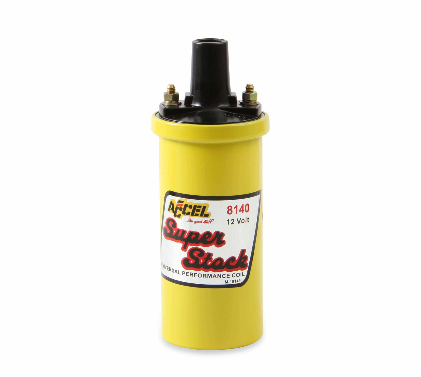 ACCEL 8140  Ignition Coil-Yellow-42000v 1.4 ohm primary-Points-good upto 6500 RPM