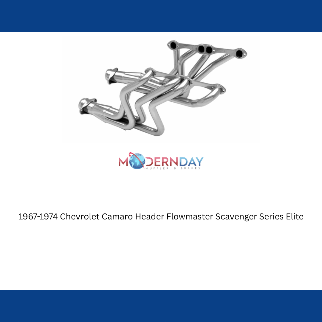 1967-1974 Chevrolet Camaro Header Flowmaster Scavenger Series Elite 814110