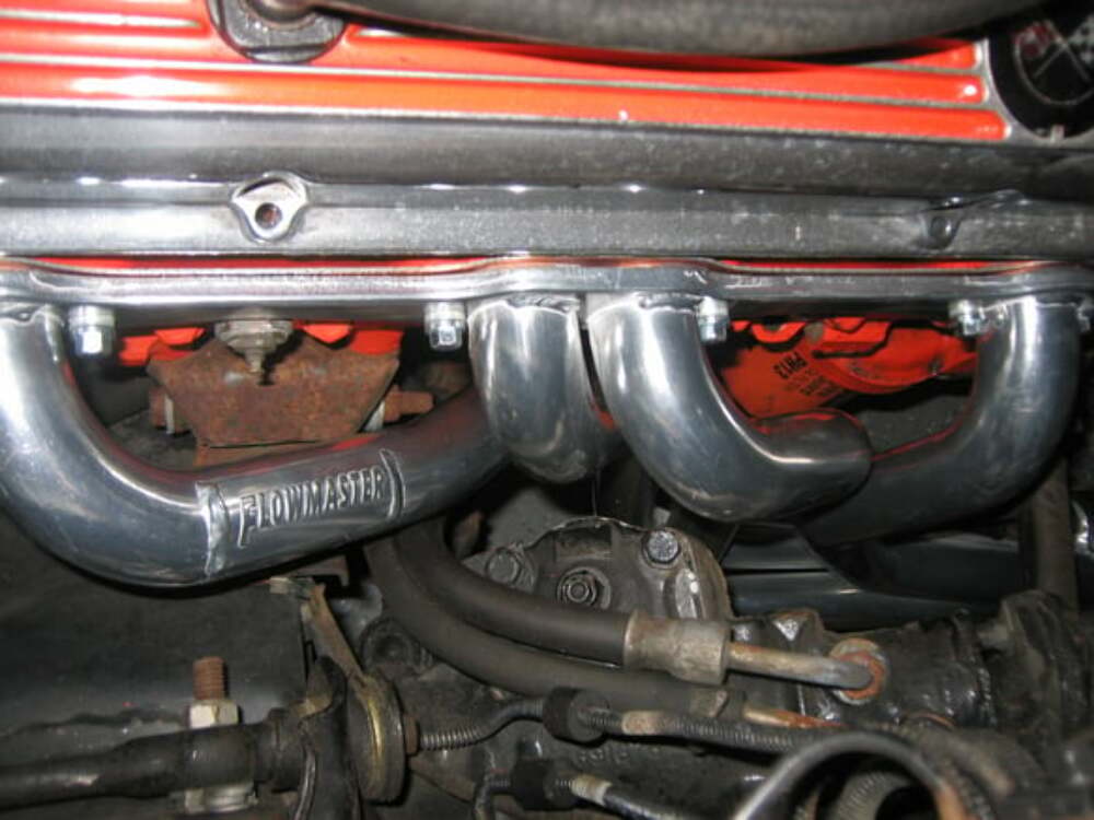 1967-1974 Chevrolet Camaro Header Flowmaster Scavenger Series Elite 814110