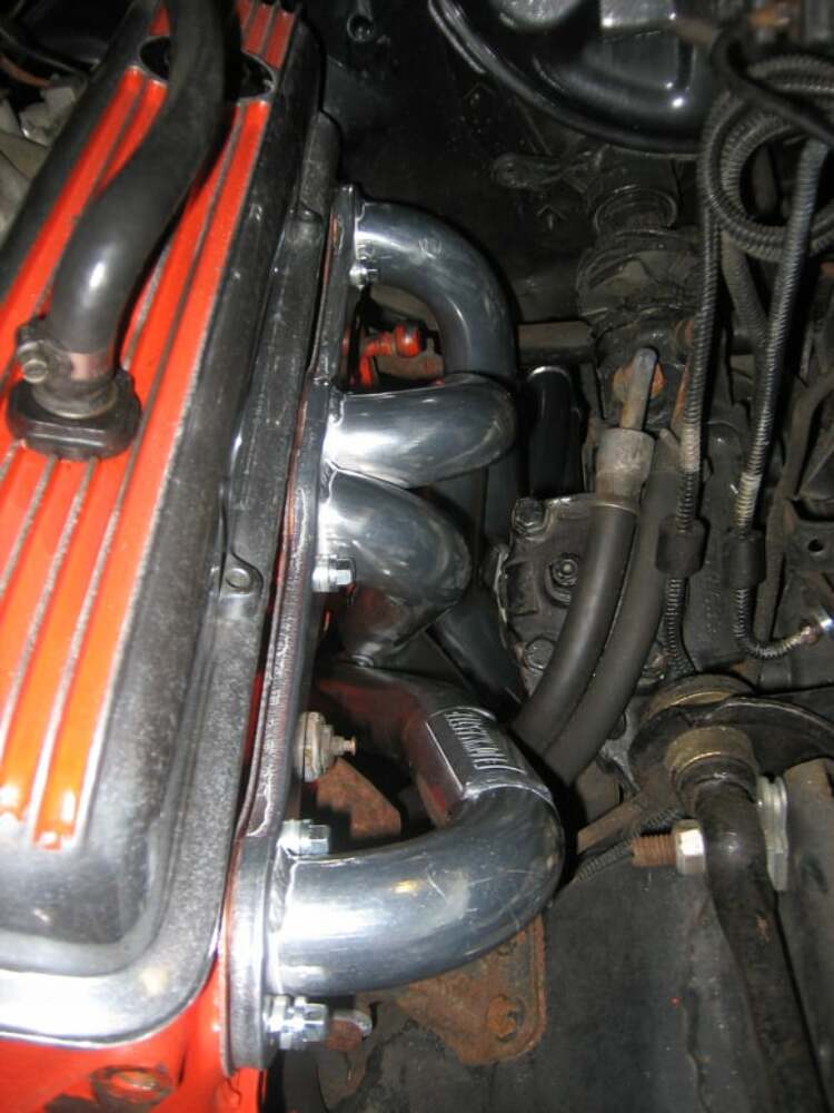 1967-1974 Chevrolet Camaro Header Flowmaster Scavenger Series Elite 814110