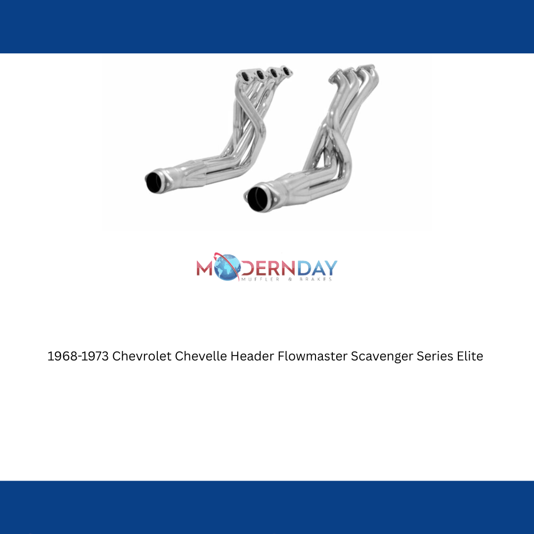 1968-1973 Chevrolet Chevelle Header Flowmaster Scavenger Series Elite 814114