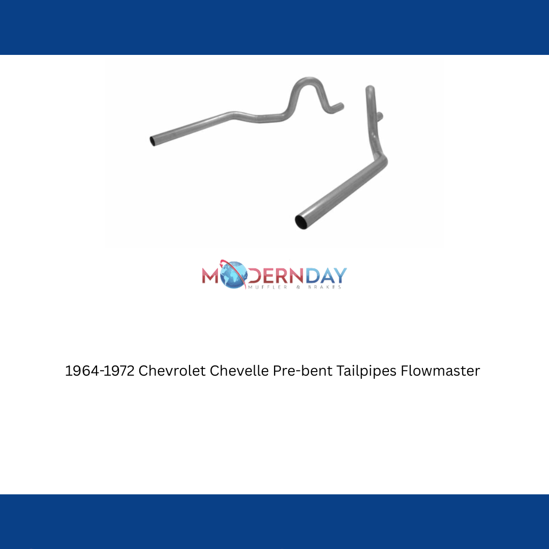1964-1972 Chevrolet Chevelle Pre-bent Tailpipes Flowmaster 815802