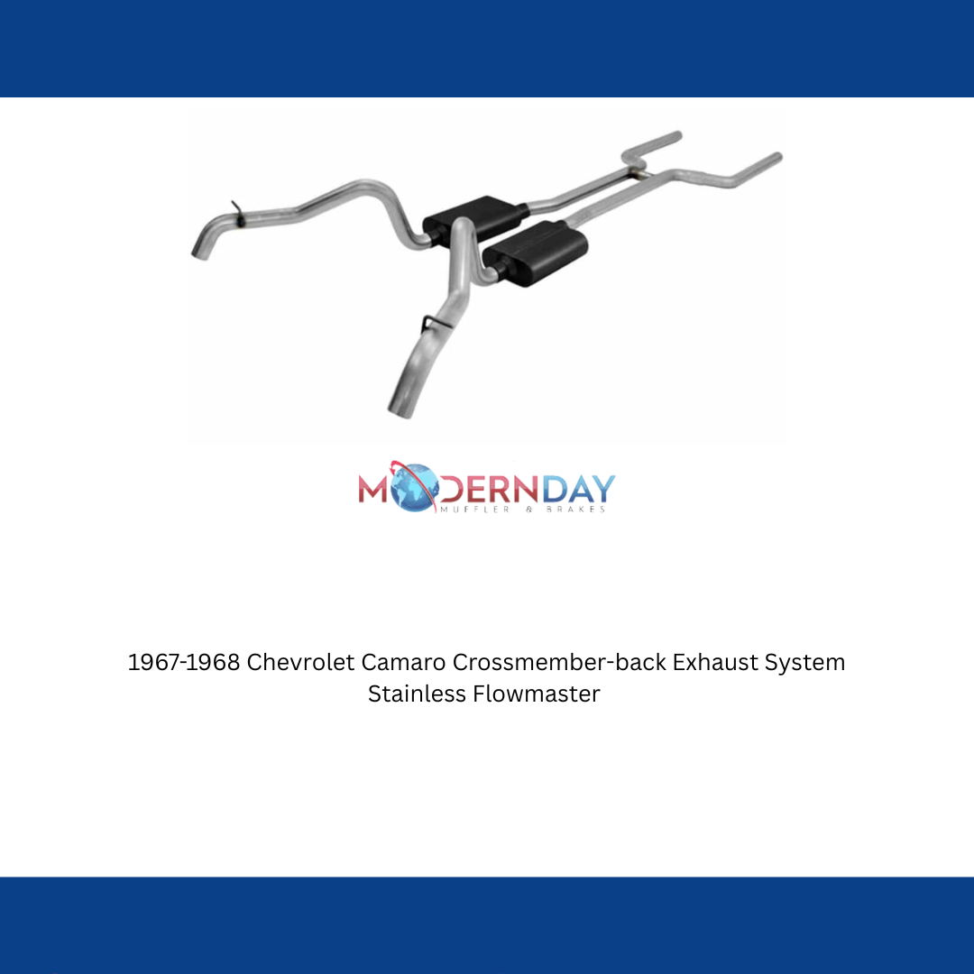 1967-1968 Chevrolet Camaro Crossmember-back Exhaust System Stainless Flowmaster 817129