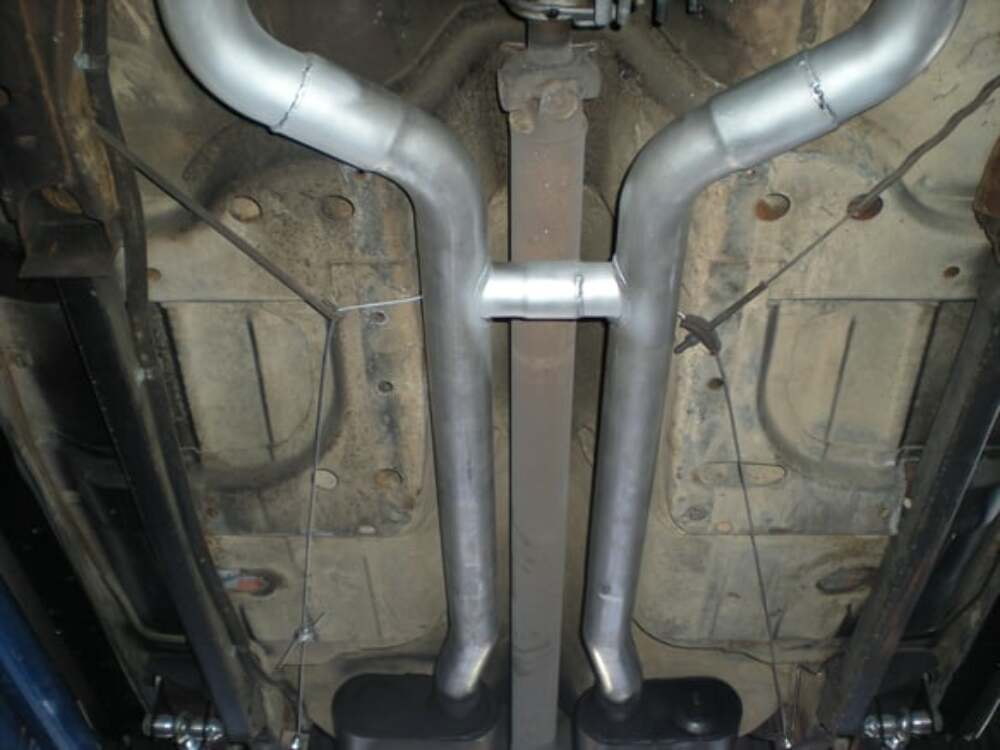 1967-1968 Chevrolet Camaro Crossmember-back Exhaust System Stainless Flowmaster 817129
