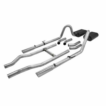 1955-1957 Chevrolet Bel Air Crossmember-back Exhaust System Flowmaster American Thunder 817174