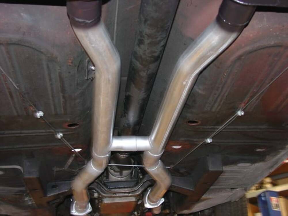 1967-1970 Ford Mustang Header-back Exhaust System Flowmaster American Thunder 81