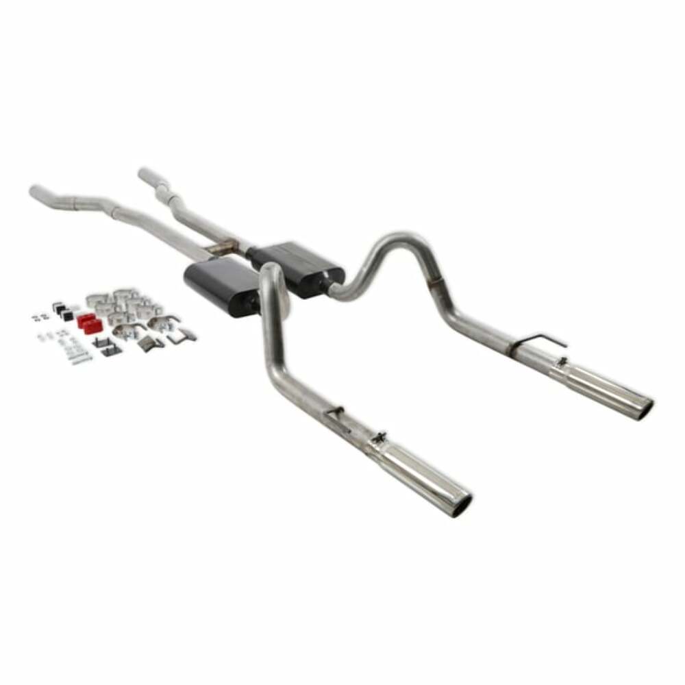1967-1970 Ford Mustang Header-back Exhaust System Flowmaster American Thunder 81
