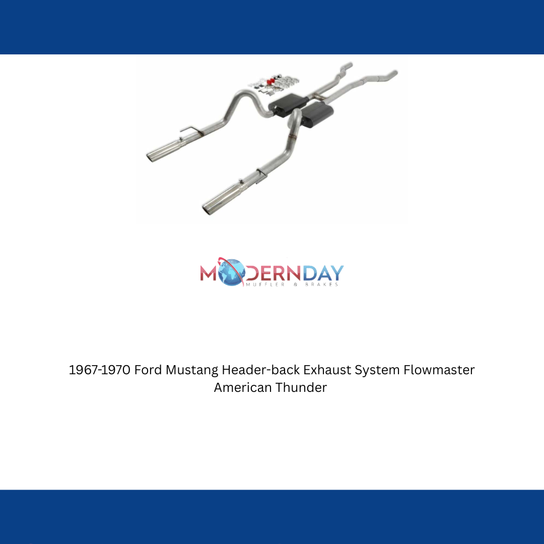 1967-1970 Ford Mustang Header-back Exhaust System Flowmaster American Thunder 81