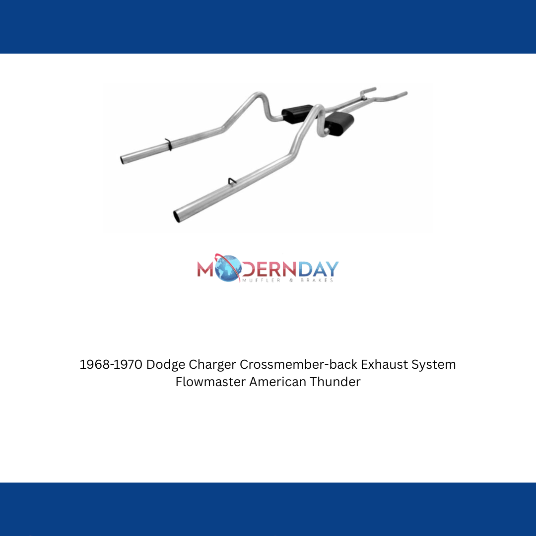 1968-1970 Dodge Charger Crossmember-back Exhaust System Flowmaster American Thunder 817390