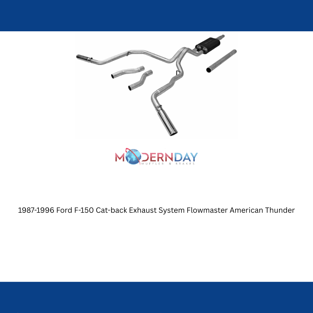 1987-1996 Ford F-150 Cat-back Exhaust System Flowmaster American Thunder 817471