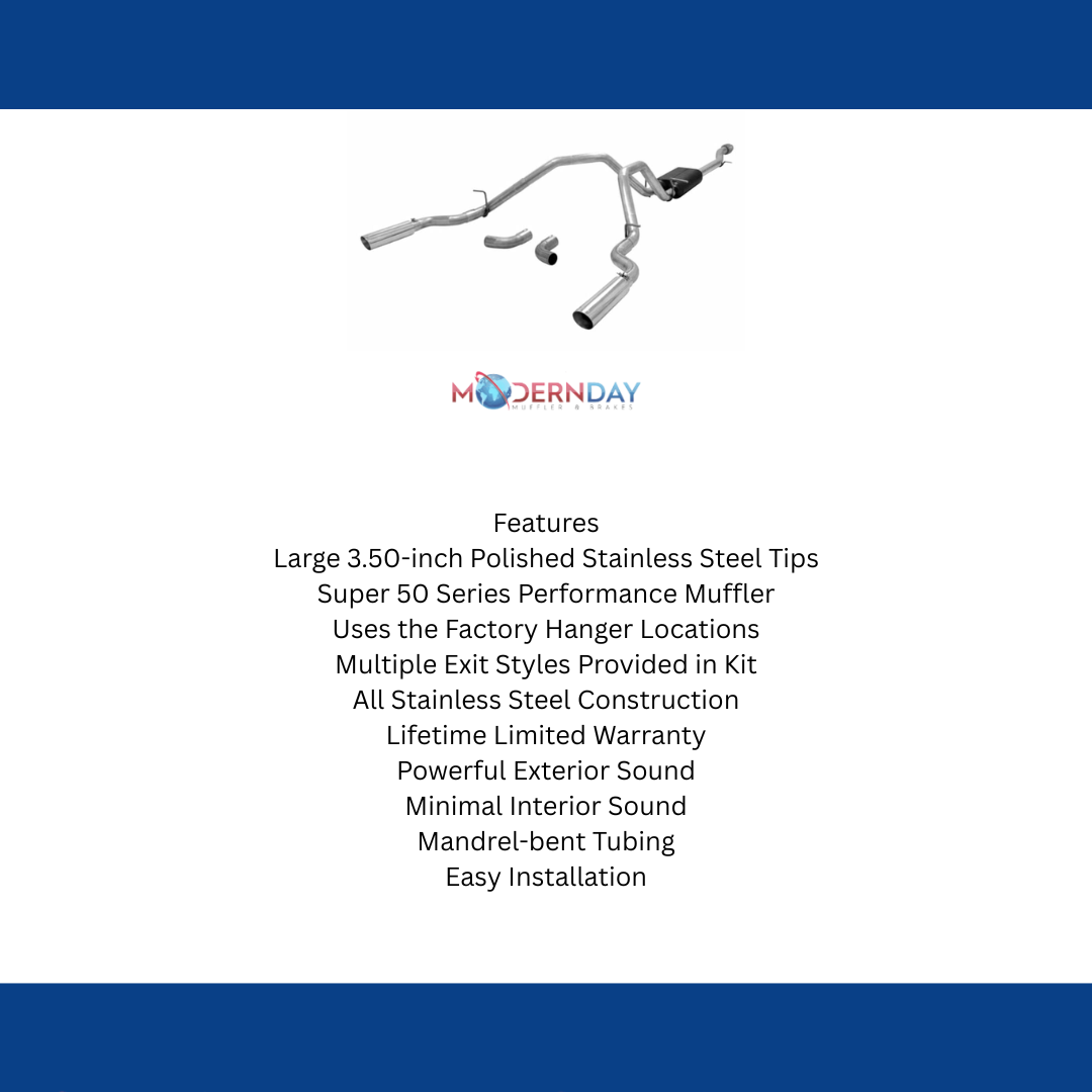 14-19 Chevy Silverado 1500 Exhaust Cat-back Crew Cab 817666