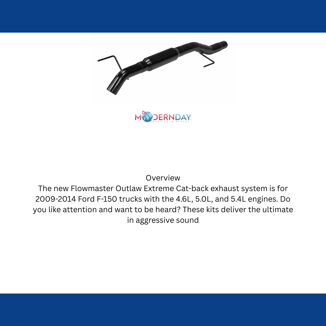 2009-2014 Ford F-150 Exhaust Cat-backSystem Flowmaster 817707