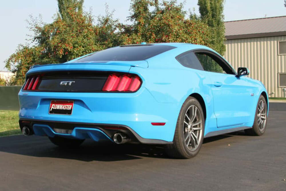 2015-2017 Ford Mustang Axle-back Exhaust System Flowmaster American Thunder 817749