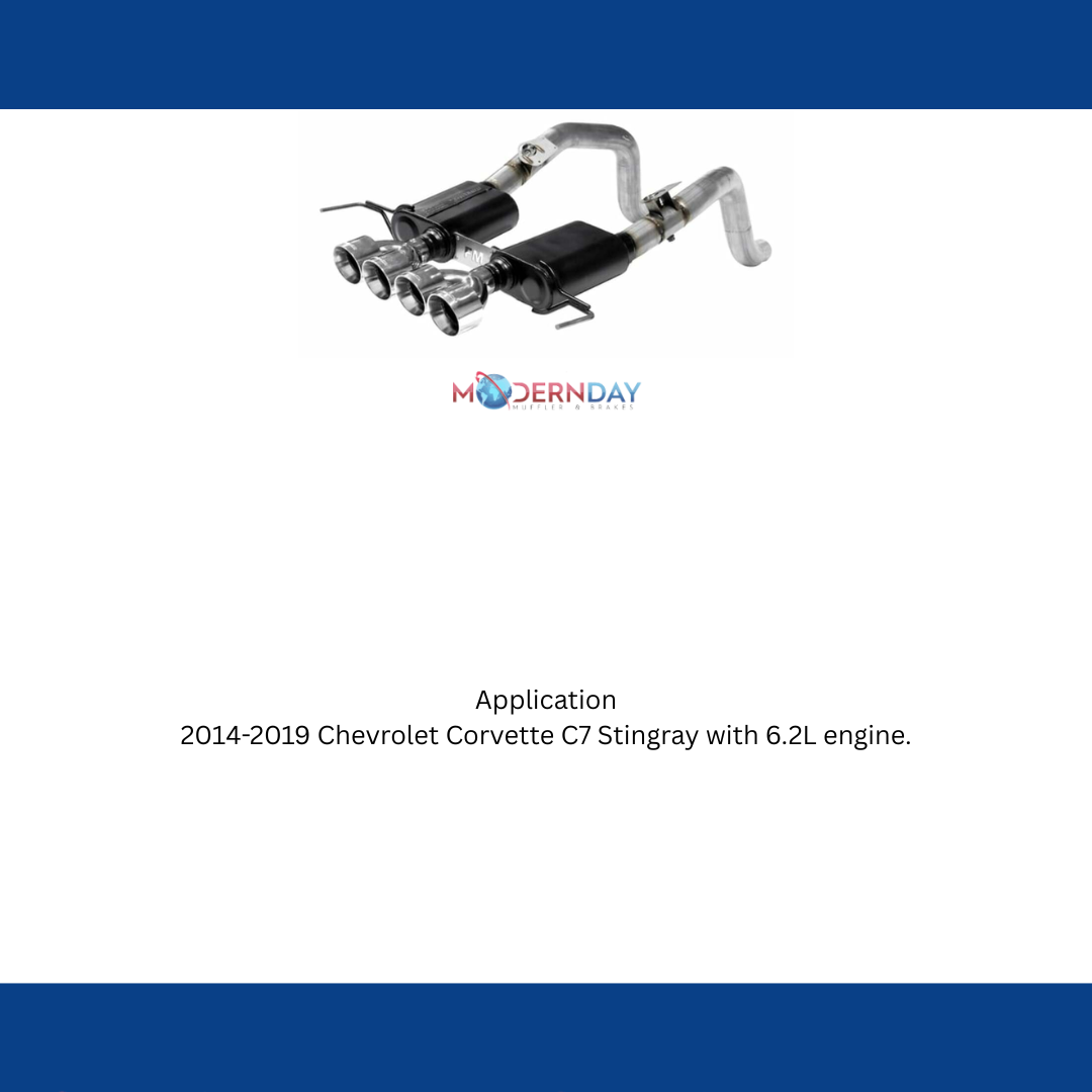 14-19 Chevy Corvette Axle-back Exhaust System Flowmaster 817754