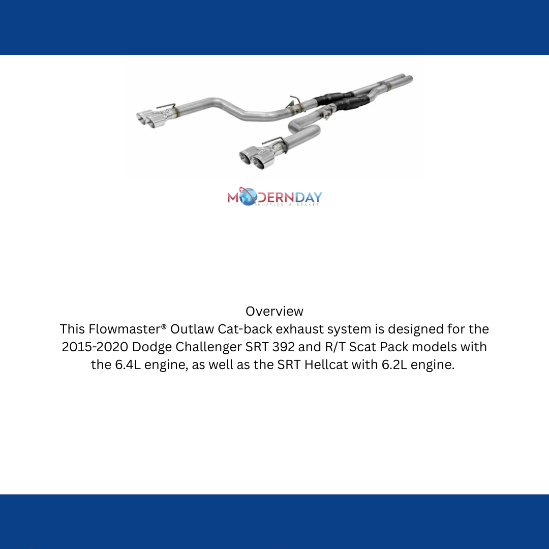 15-19 Dodge Challenger RT Scat Pack Exhaust Cat-back 817760