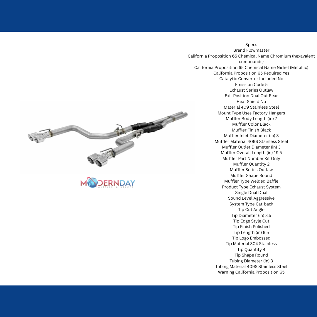 15-19 Dodge Challenger RT Scat Pack Exhaust Cat-back 817760