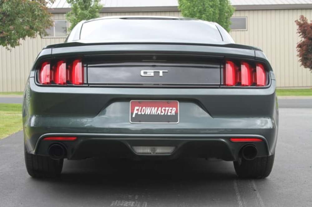 Fits 2015-2017 Ford Mustang; Flowmaster Outlaw Axle-back Exhaust System - 817826