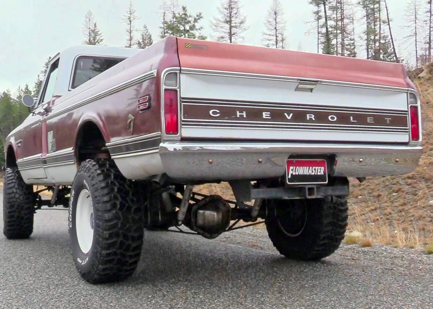 Fits GM 1967-1972 GM Truck American Thunder Crossmember Exhaust System 817940