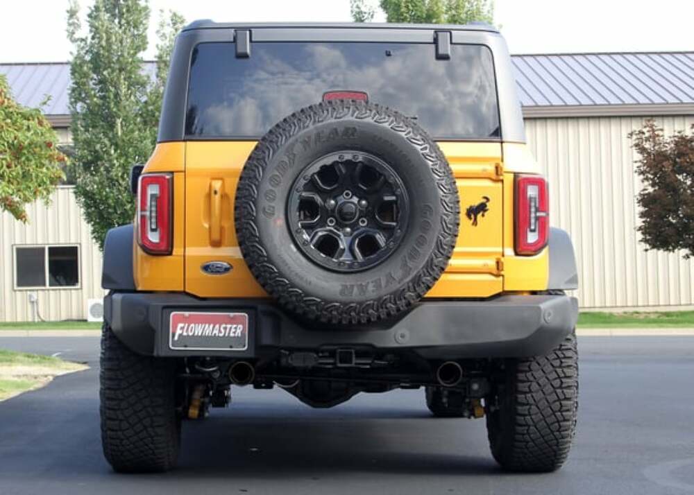 Fits 2021-2023 Ford Bronco 2.3/2.7L, 4 Tips, 3 Outlaw Exhaust System-818144