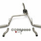 Fits 2019-2023 Ford Ranger; Flowmaster Cat-Back Exhaust System - 818158