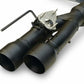 Fits 24 Ford Mustang Gt 5.0L/2.3L, Axle-Back 3" Exhaust System, 4"-Black-818159
