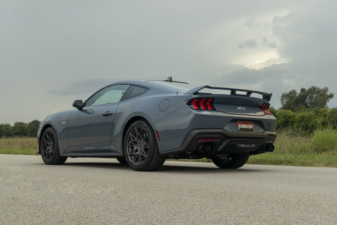 Fits 24 Ford Mustang Gt 5.0L/2.3L, Axle-Back 3" Exhaust System, 4"-Black-818159