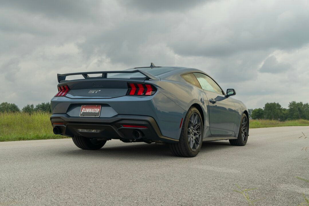 Fits 24 Ford Mustang Gt 5.0L/2.3L, Axle-Back 3" Exhaust System, 4"-Black-818160