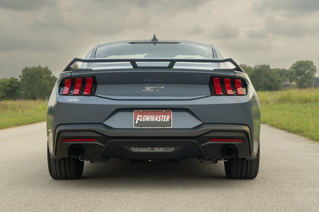 Fits 24 Ford Mustang Gt 5.0L/2.3L, Axle-Back 3" Exhaust System, 4"-Black-818160