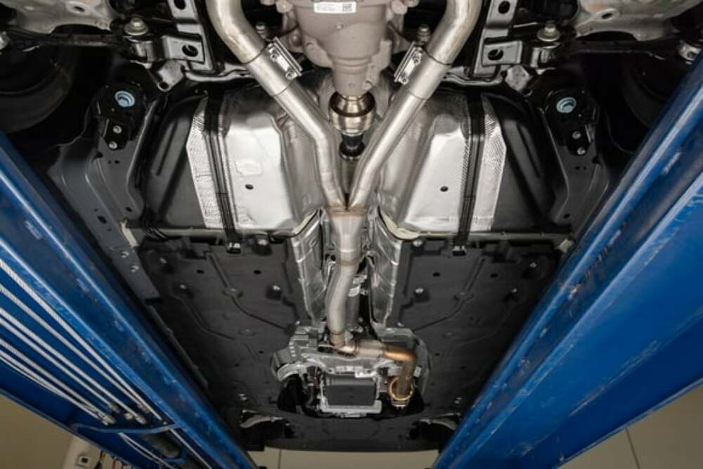 Fits 2024 Ford Mustang 2.3-Liter EcoBoost Engines Scavenger Y-Pipe Kit 818193
