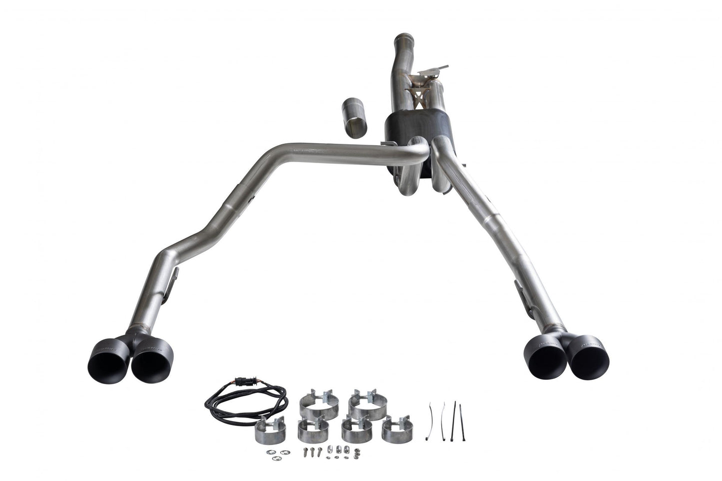 Fits 2024-2026 GM 1500 6.2-Liter, American Thunder Cat-Back exhaust system, w/