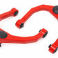 Fits Nissan Titan 2&4WD (2004-2024) Red Forged Upper Control Arms; 82008RED