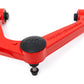 Fits Nissan Frontier 4WD (2005-2024) Red Forged Upper Control Arms; 82009RED