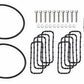 Sniper EFI Intake Manifold Dual Plenum 92mm and Fuel Rail Kit - Silver - 820201