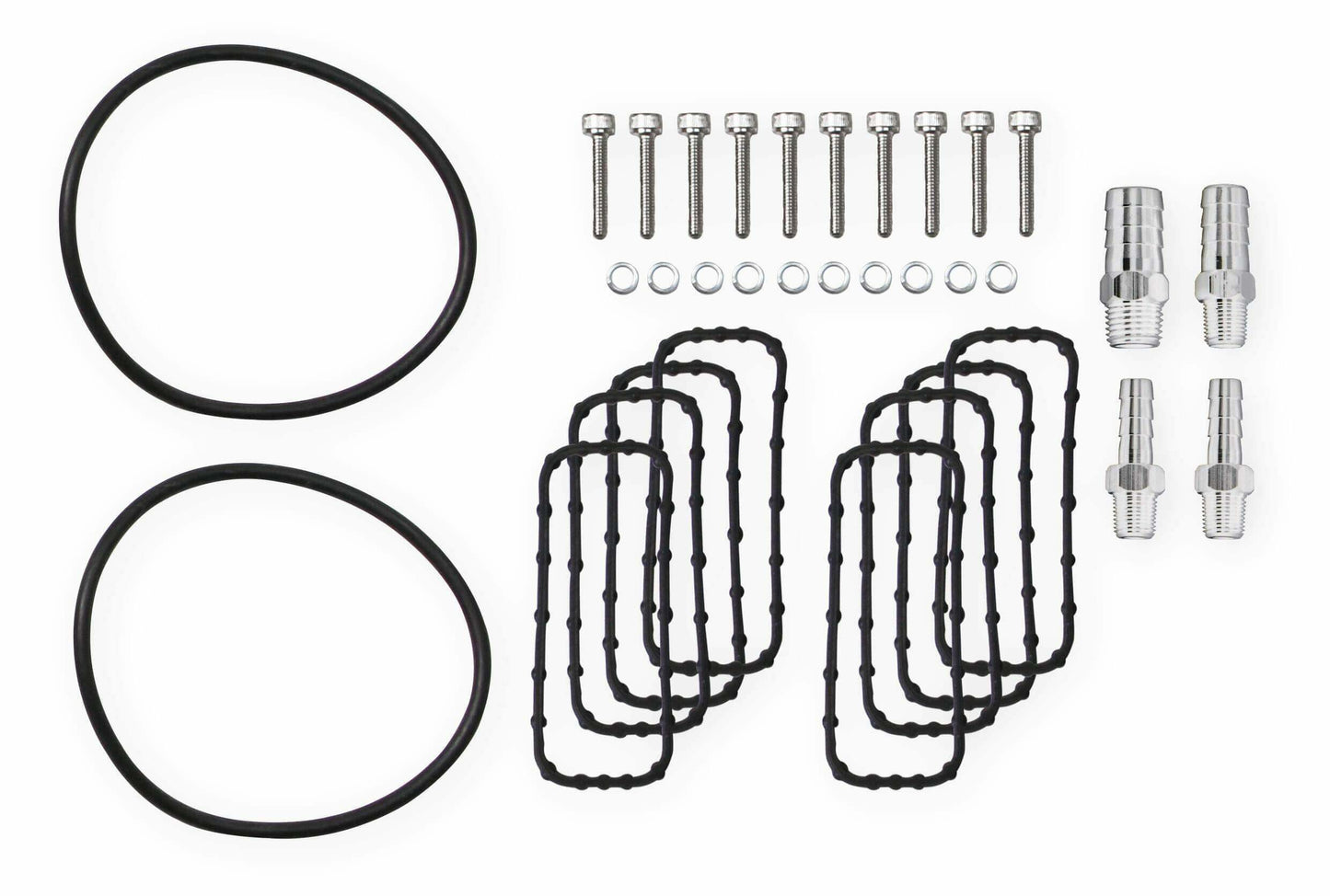 Sniper EFI Intake Manifold Dual Plenum 92mm and Fuel Rail Kit - Silver - 820201