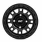Rough Country 82 Series Wheel Semi Gloss Black 14x7 4x137 +10mm 82140733