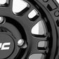 Rough Country 82 Series Wheel Semi Gloss Black 14x7 4x137 +10mm 82140733
