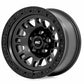 Rough Country 82 Series Wheel Semi Gloss Black 18x9 6x5.5 +18mm 82181812