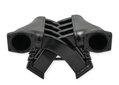 Sniper EFI  Intake Manifold Dual Plenum 92mm and Fuel Rail Kit Black - 822202