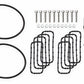 Sniper EFI Intake Manifold Dual Plenum 102mm and Fuel Rail Kit - Black - 822242