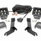 Fits Silverado 1500(99-06) LED Light Ditch Mount 2" Black Pair White DRL 82284
