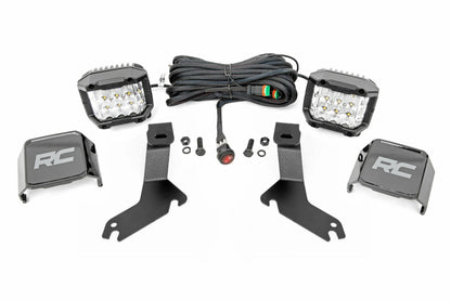 Fits Chevy Silverado 1500 (99-06) LED Light Kit Ditch Mount 3" OSRAM Wide 82285